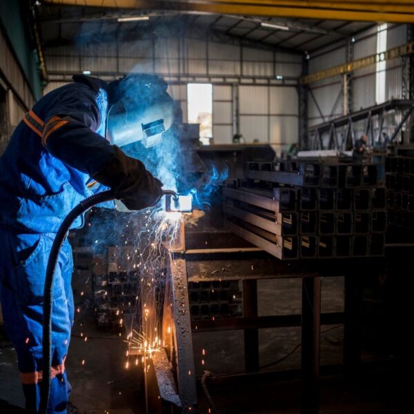 working on a welding project
